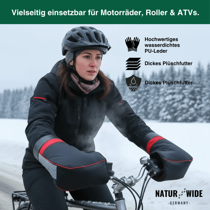 Full Waterproof Motorcycle Handlebar Covers
