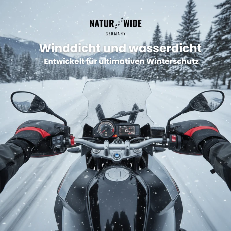 Full Waterproof Motorcycle Handlebar Covers