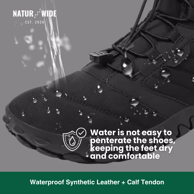 Winter Snow Boots – Warm, Fur-Lined Barefoot Shoes for Men & Women