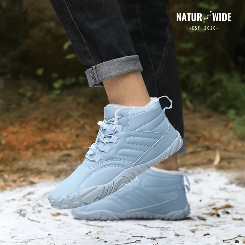 Winter Snow Boots – Warm, Fur-Lined Barefoot Shoes for Men & Women