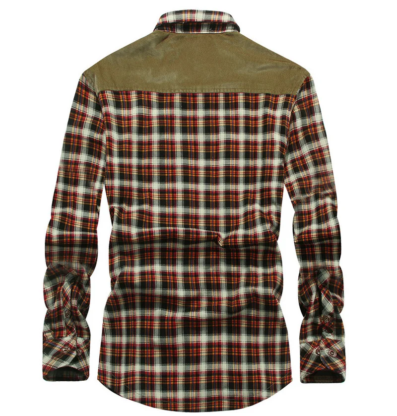 Herren Gemusterte Flanellhemdjacke Drune