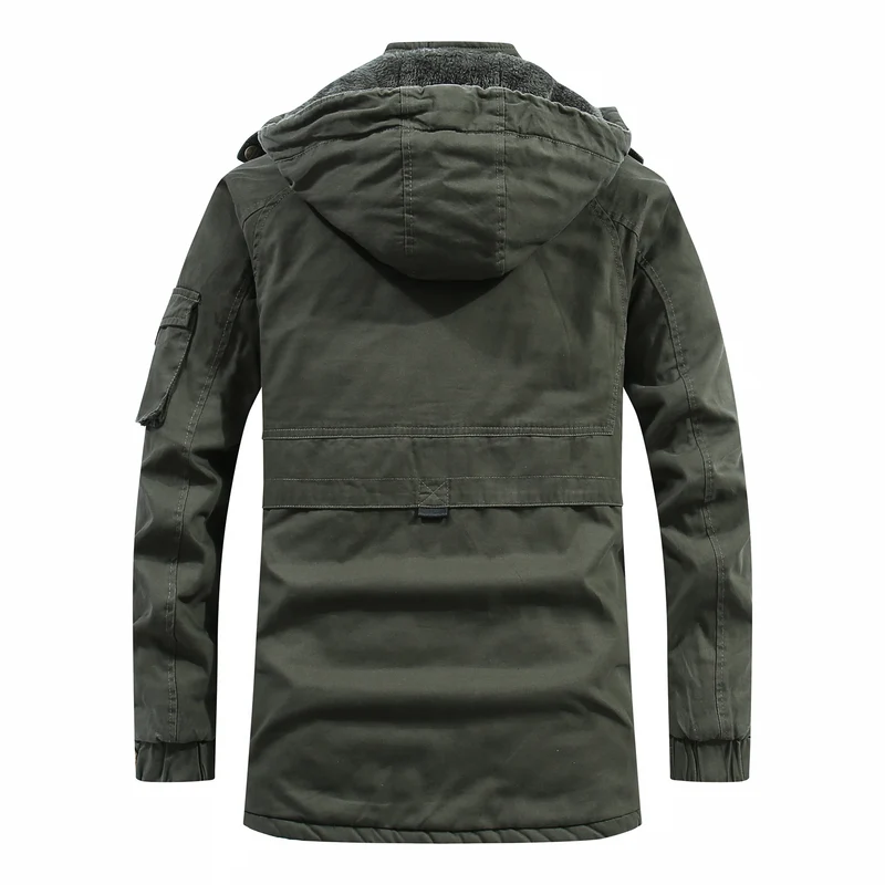 Herren Funktionale Winterjacke mit Kapuze Drune