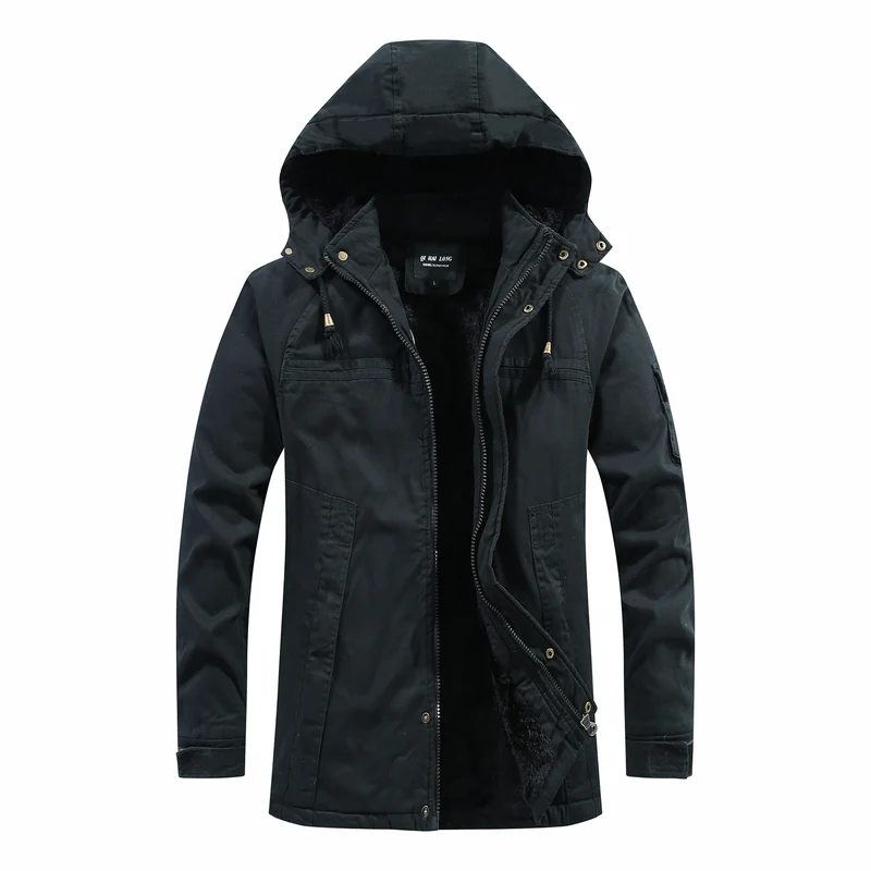 Herren Funktionale Winterjacke mit Kapuze Drune