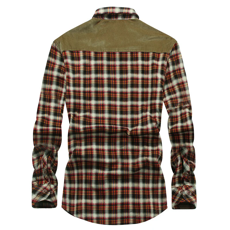 Herren Flanell-Hemdjacke mit Teddy-Futter Drune