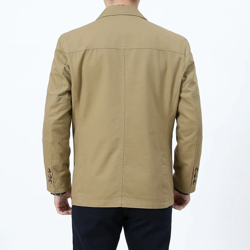 Herren Eleganter und bequemer Baumwollblazer Drune
