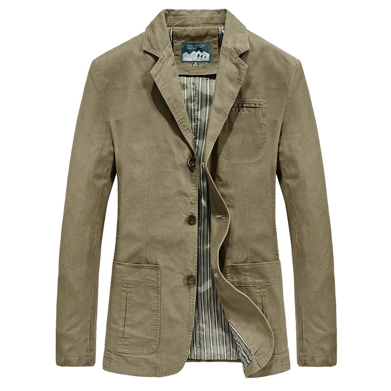 Herren Eleganter Baumwollblazer Drune