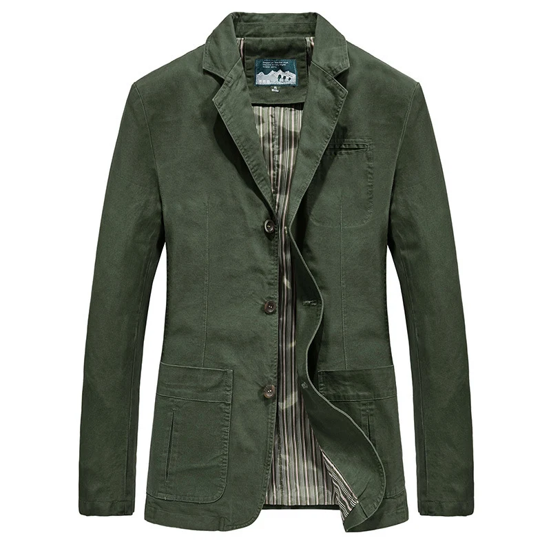 Herren Eleganter Baumwollblazer Drune