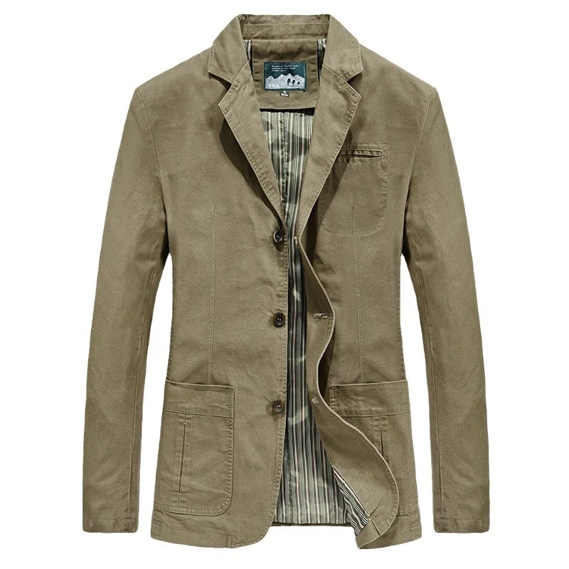 Herren Eleganter Baumwollblazer Drune