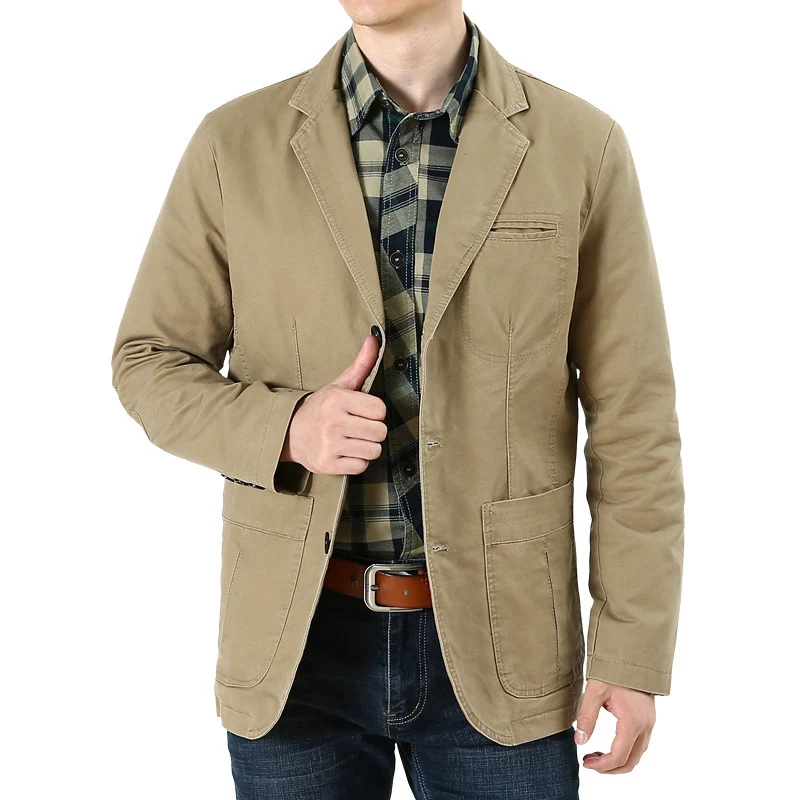 Herren Elegante und lässige Blazerjacke Drune