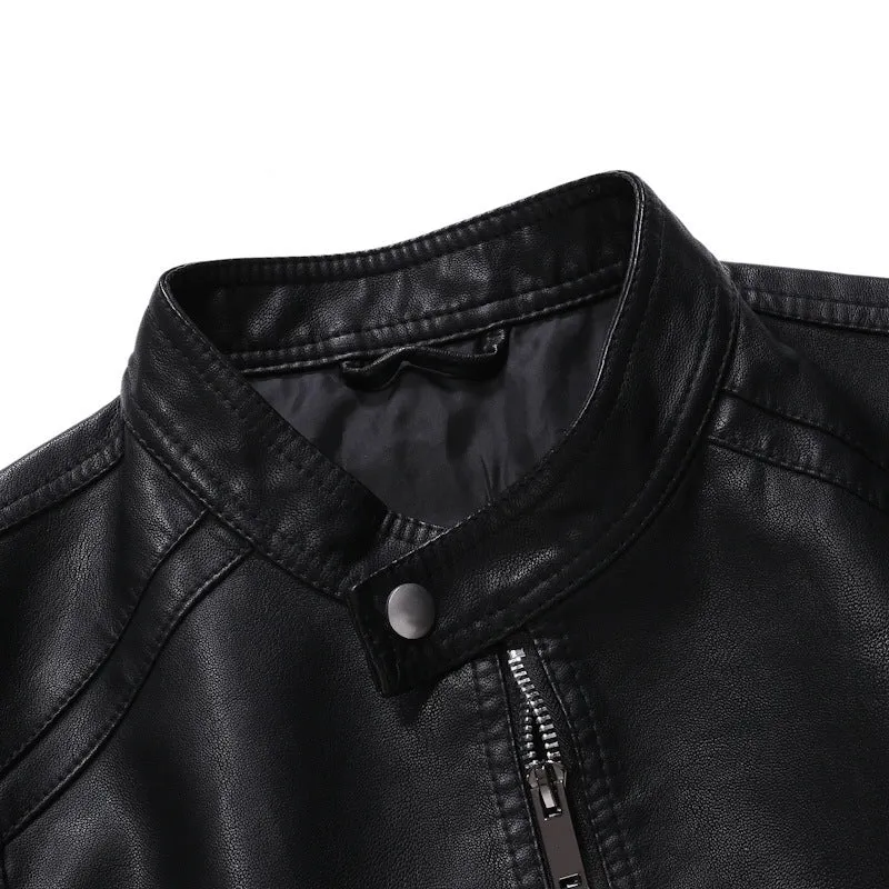 Herren Elegante Lederjacke Drune 1788417815