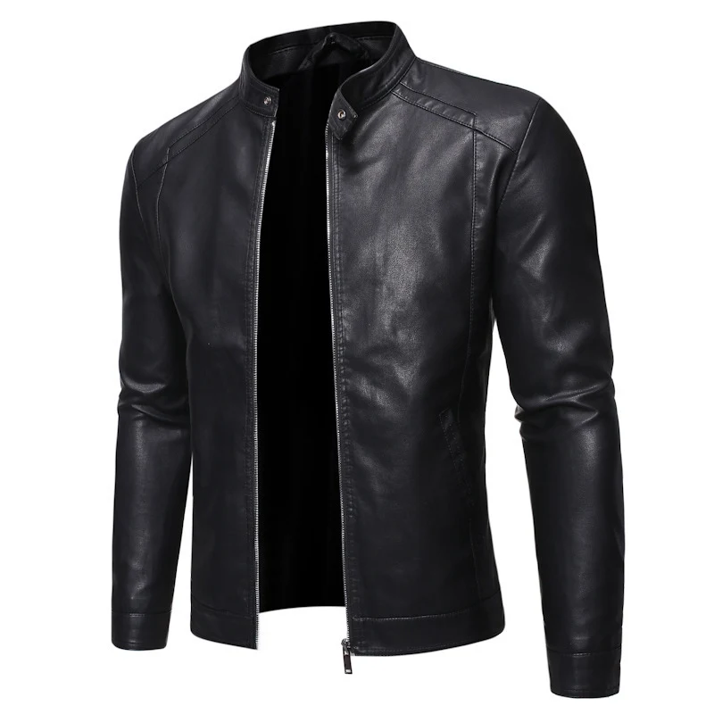Herren Elegante Lederjacke Drune 1788417815