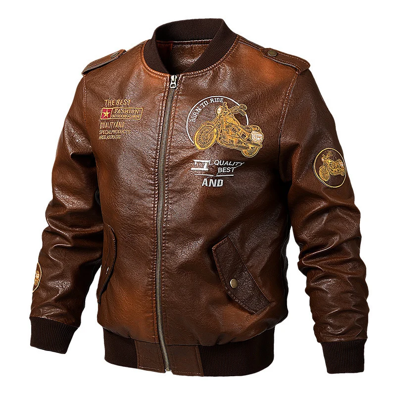 Herren Elegante Bikerjacke Drune