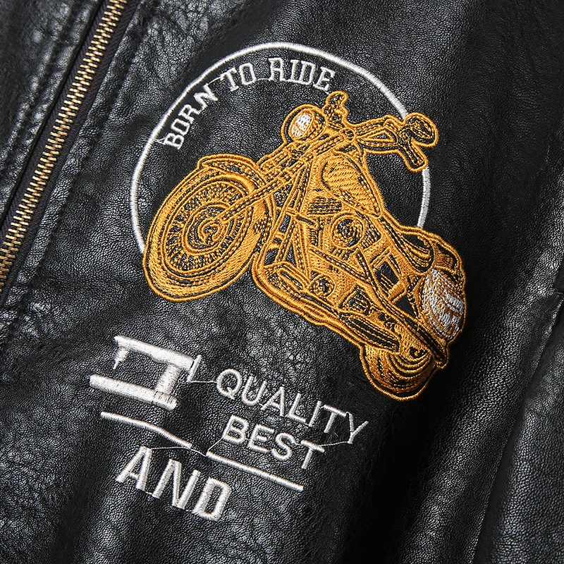Herren Elegante Bikerjacke Drune