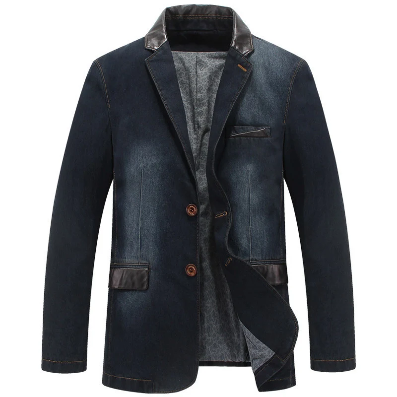 Herren Denim Blazer mit modernen Akzenten Drune
