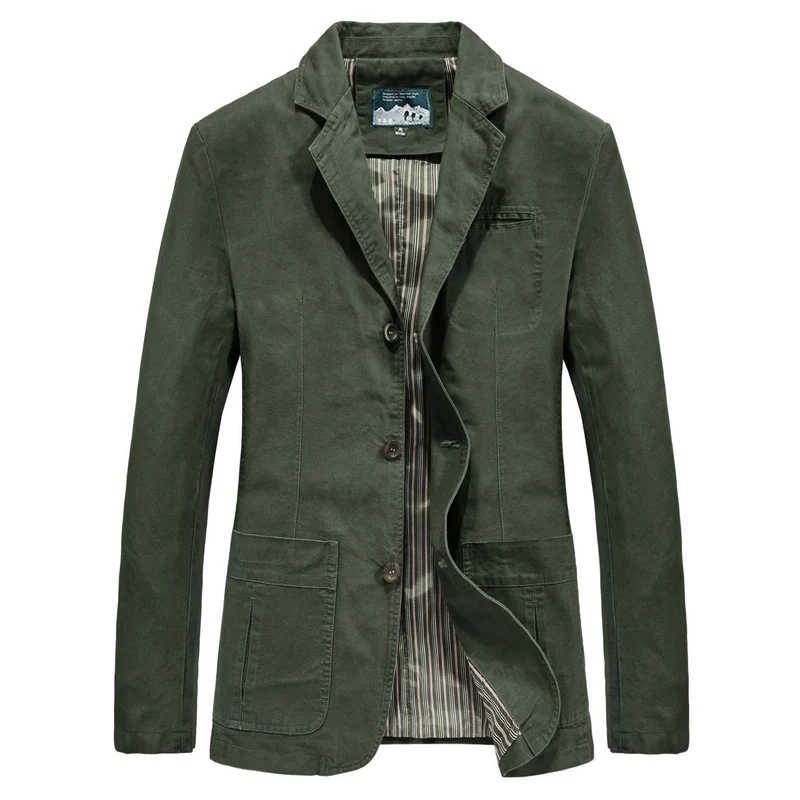Herren Casual Baumwollblazer Drune