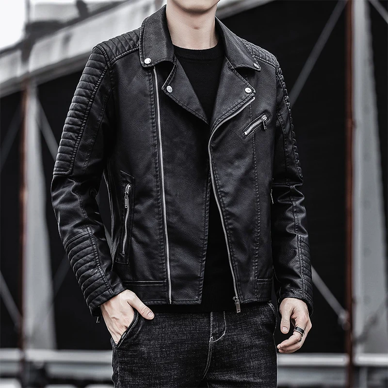 Herren Bikerjacke Drune