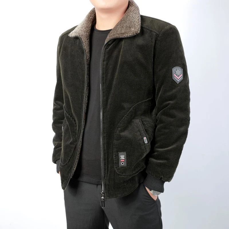 Herren Bequeme und stilvolle Cordjacke Drune