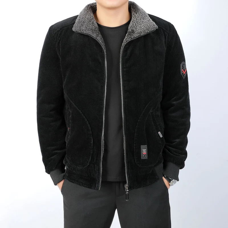 Herren Bequeme und stilvolle Cordjacke Drune