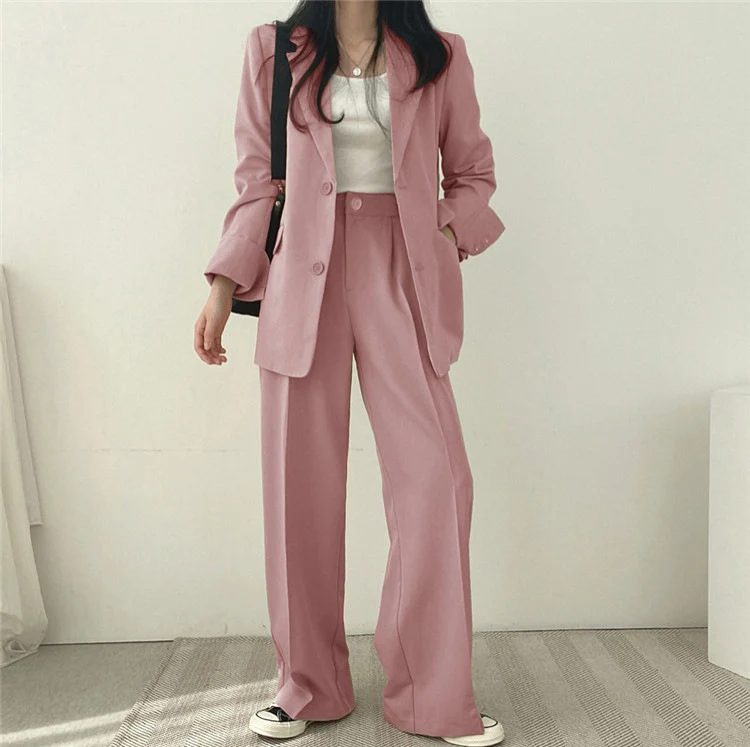 Damen Stilvolles Blazer-Set Drune