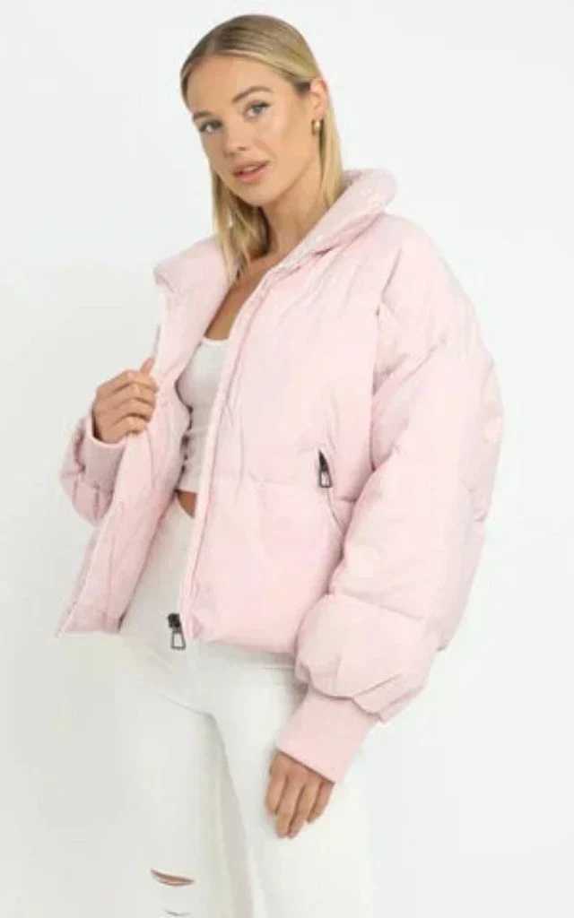 Drune | Stylische Pufferjacke Mit Reißverschluss - Winter