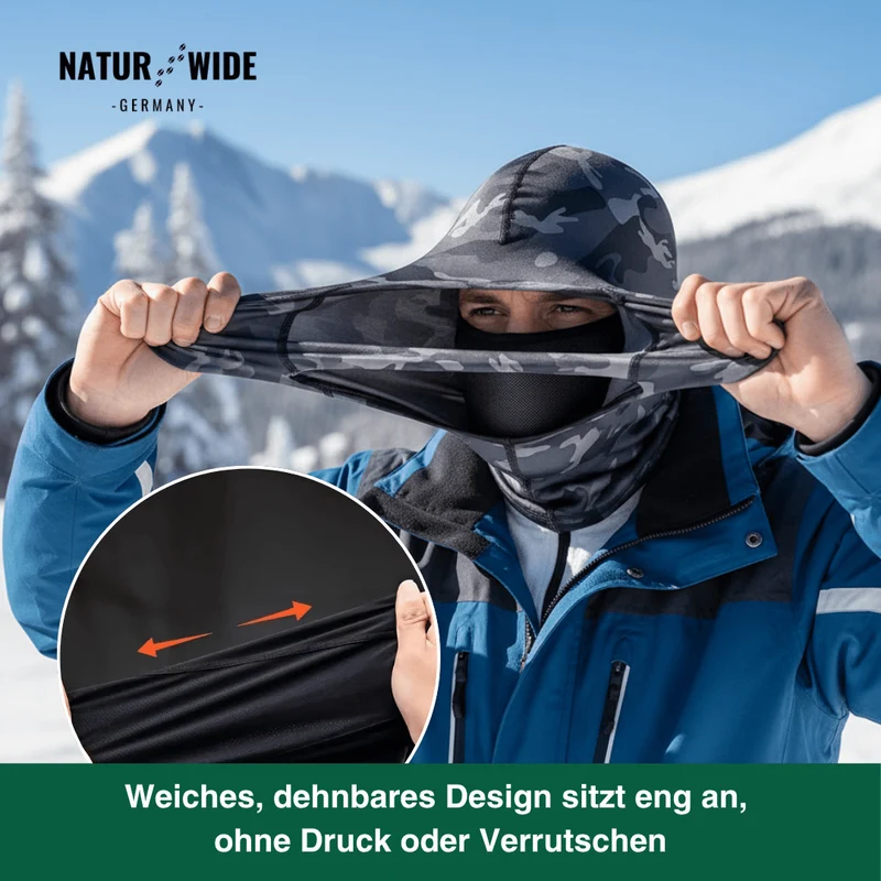 Winter Sturmhaube für Radfahren & Motorrad