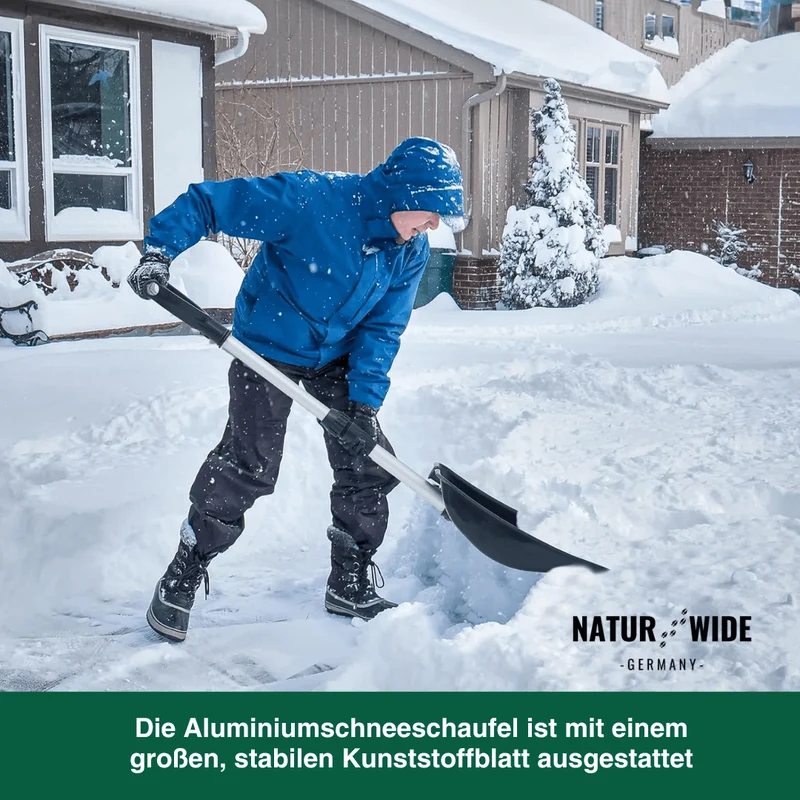 Ultraleichte Teleskop-Schneeschaufel