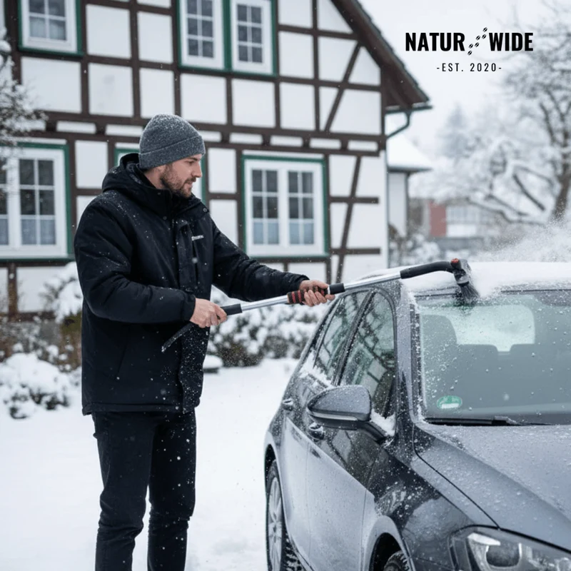 Extendable Snow Shovel & Ice Scraper