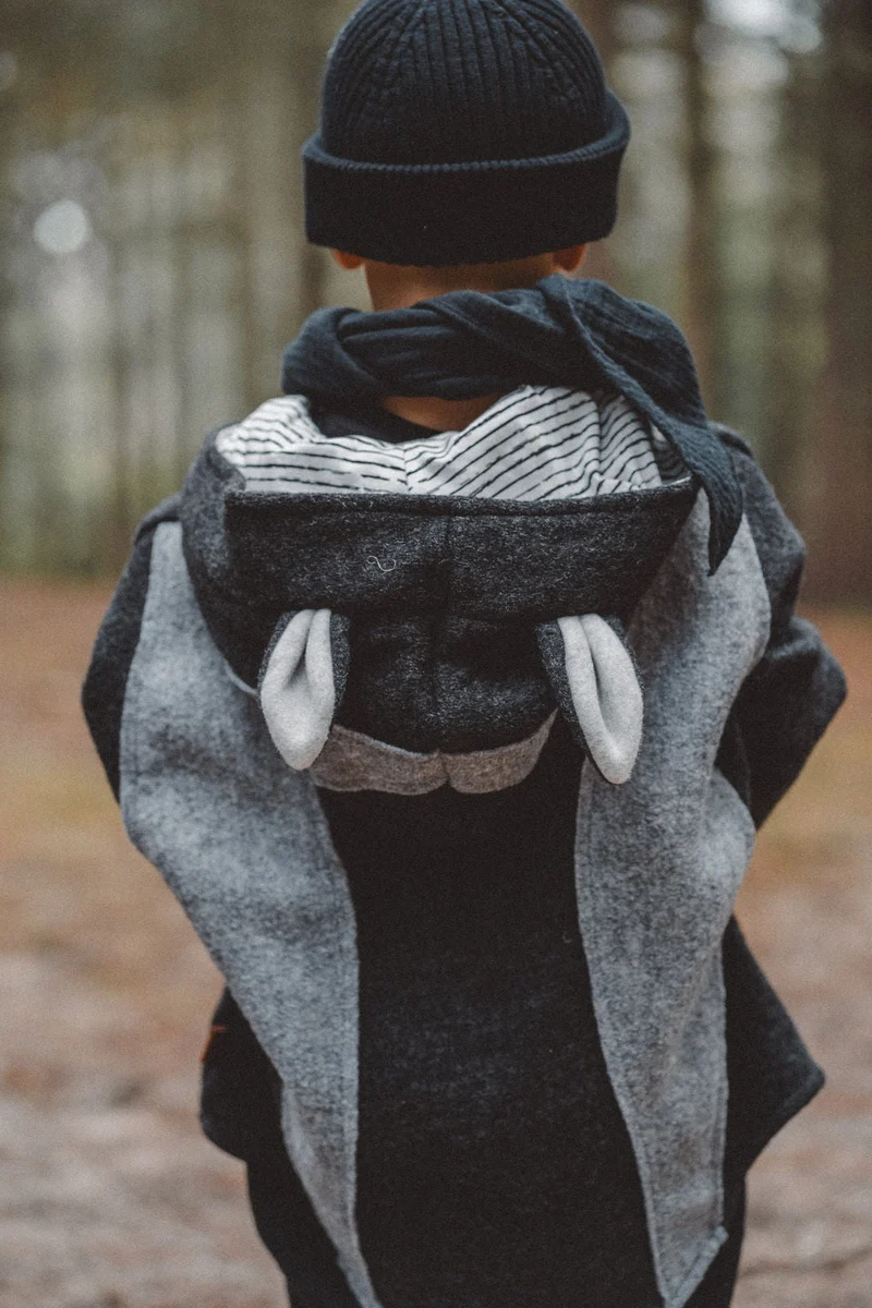 Wollwalkjacke Kinder - pfiffiger Dachs