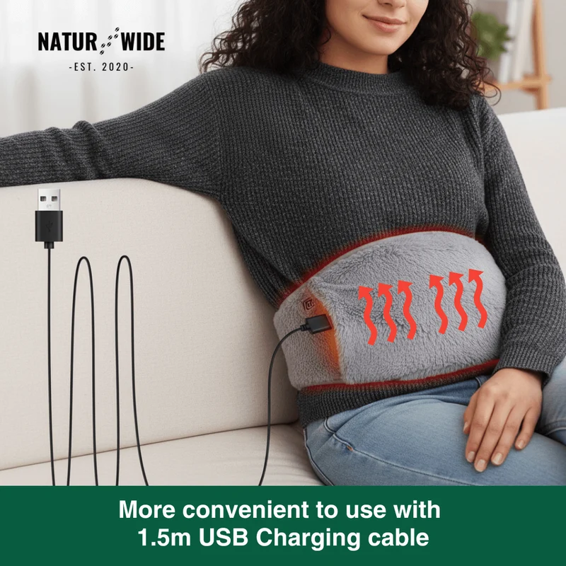 3-Level Electric Heating Pad – Waist Warmer & Portable Heat Belt