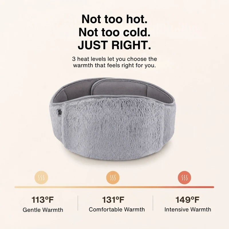 3-Level Electric Heating Pad – Waist Warmer & Portable Heat Belt