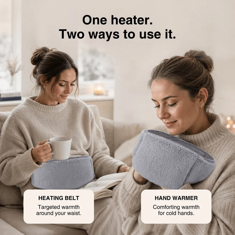 3-Level Electric Heating Pad – Waist Warmer & Portable Heat Belt