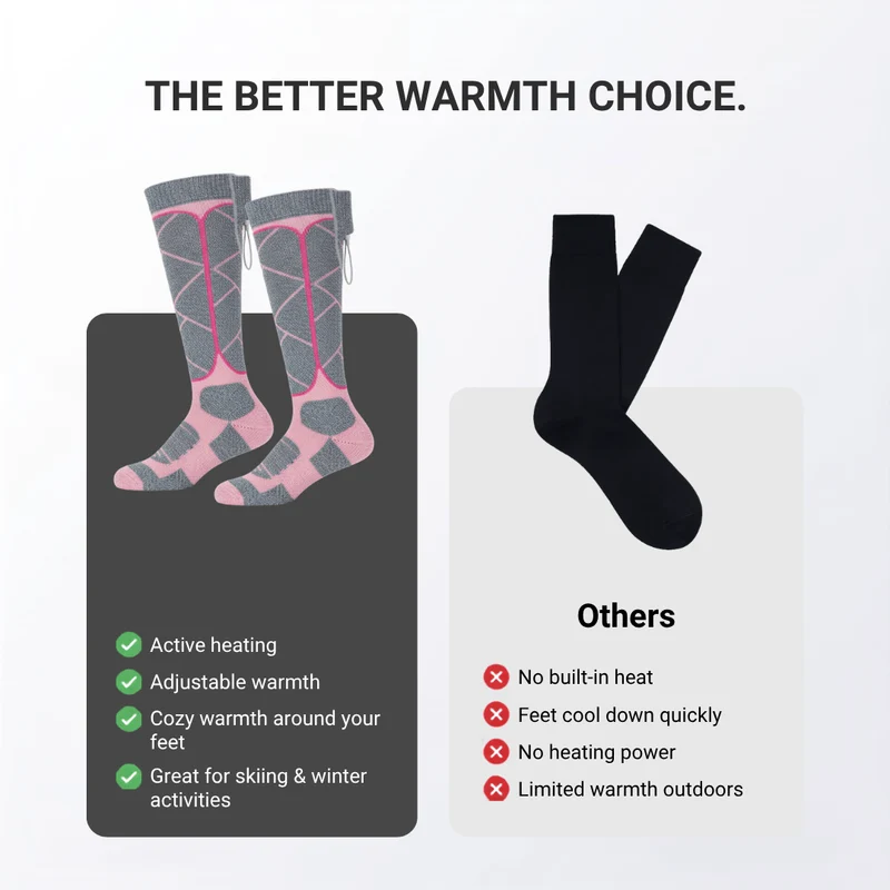 Heated Socks - Winter Sports & Outdoor Warmth