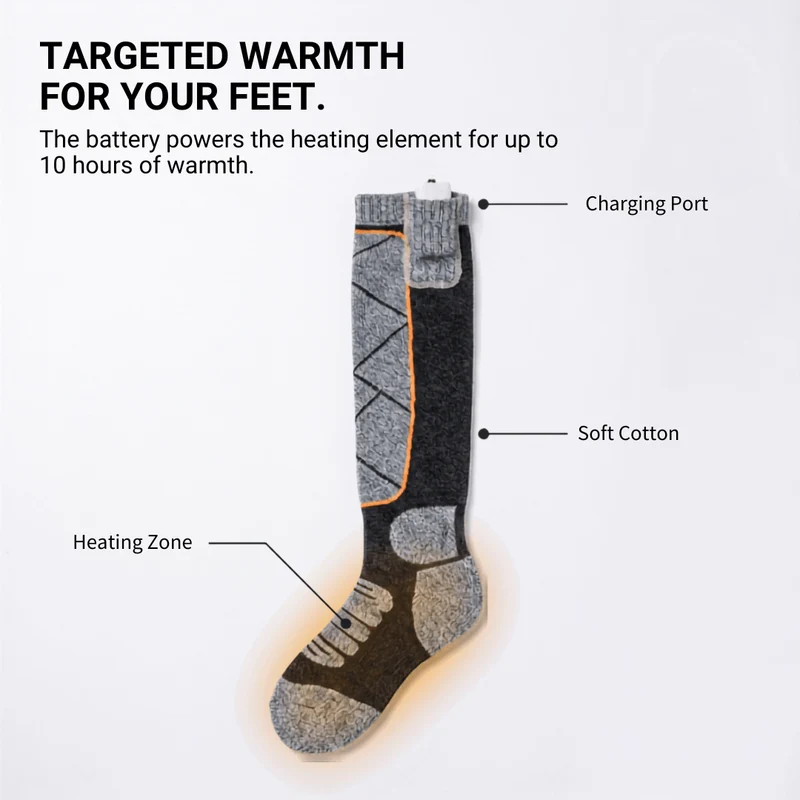 Heated Socks - Winter Sports & Outdoor Warmth