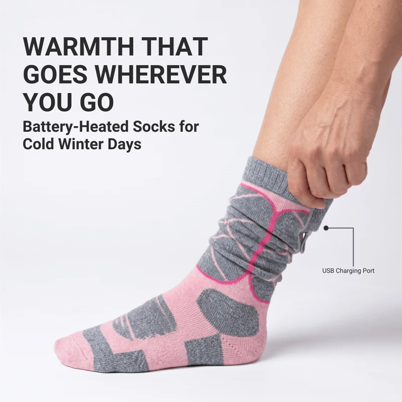 Heated Socks - Winter Sports & Outdoor Warmth