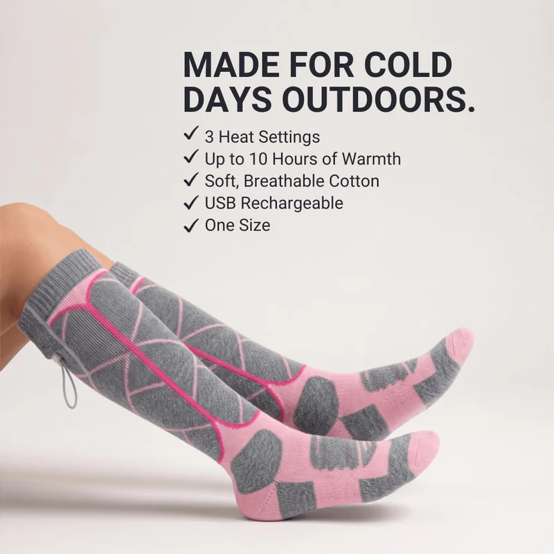 Heated Socks - Winter Sports & Outdoor Warmth