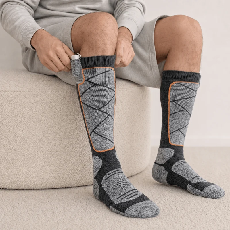 Heated Socks - Winter Sports & Outdoor Warmth