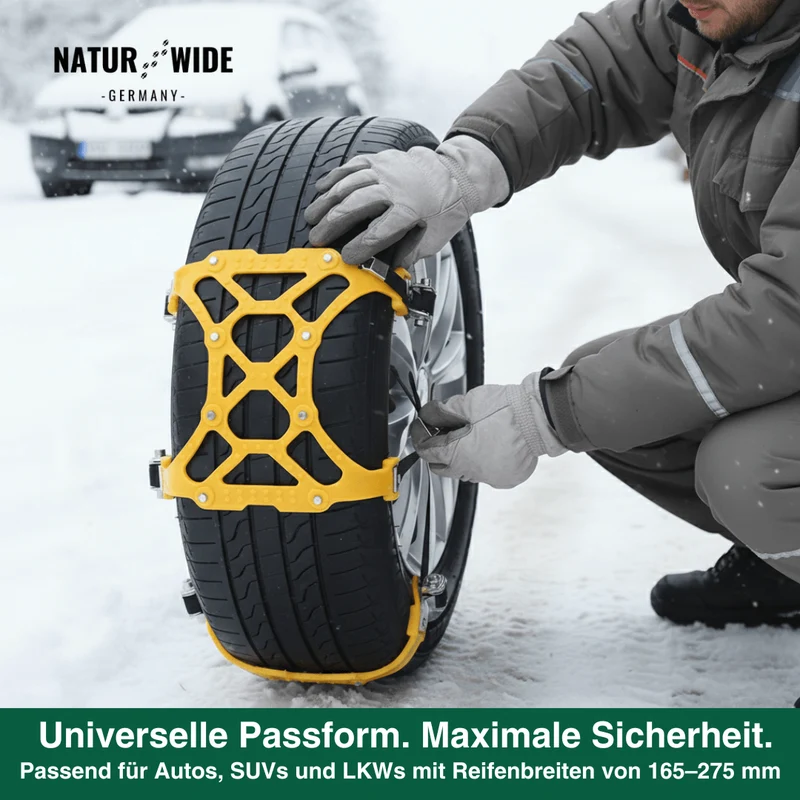 3er-Set Schneeketten für Auto/SUV/LKW