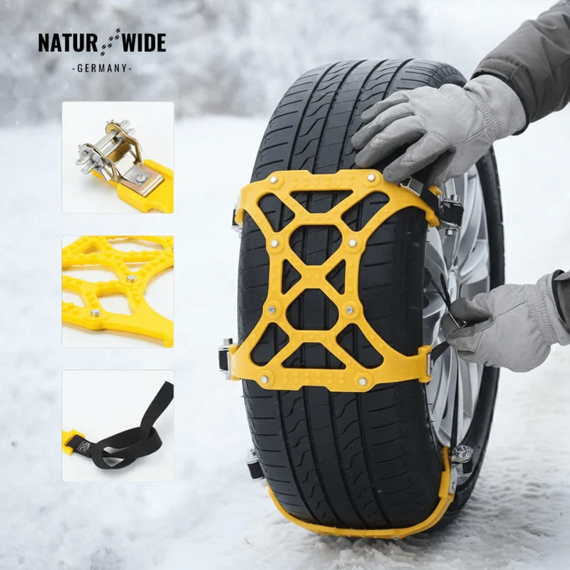 3er-Set Schneeketten für Auto/SUV/LKW