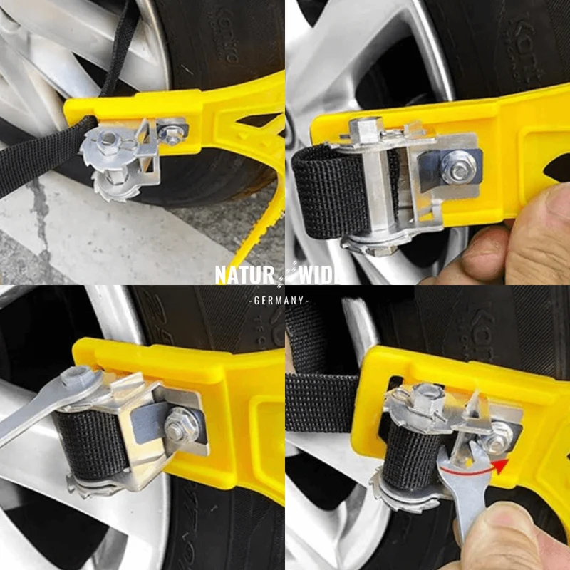 3er-Set Schneeketten für Auto/SUV/LKW