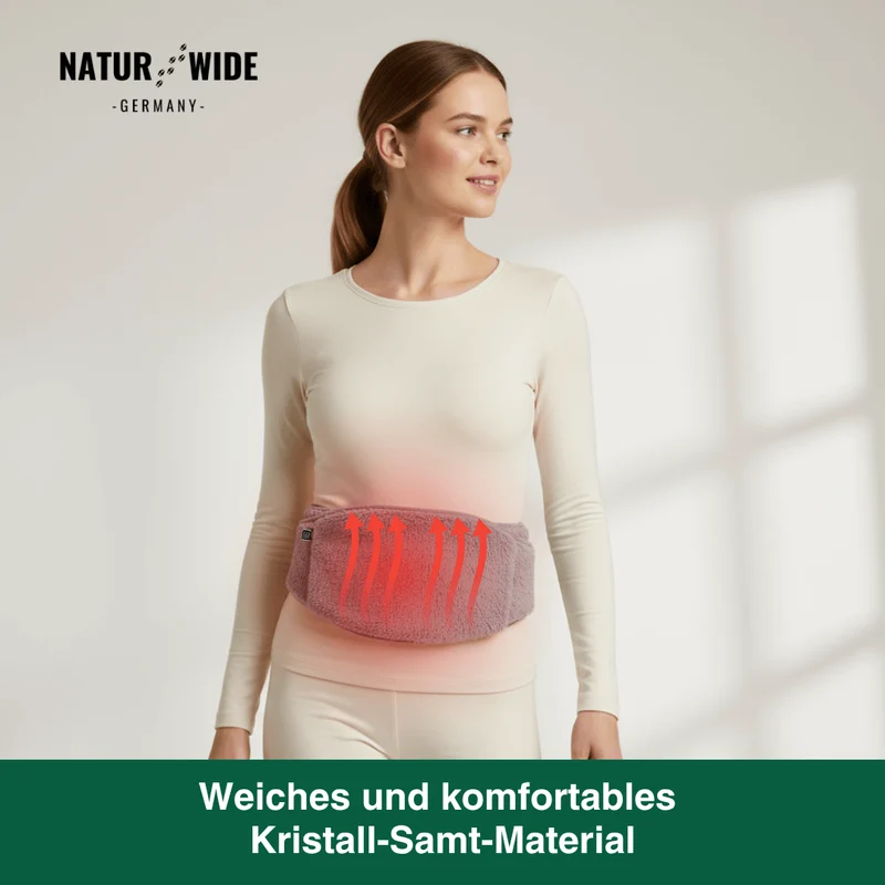 Elektrisches Heizgürtel 3 Stufen – Wärmegürtel für Frauen