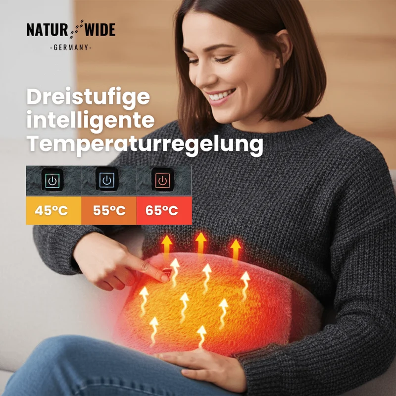 Elektrisches Heizgürtel 3 Stufen – Wärmegürtel für Frauen