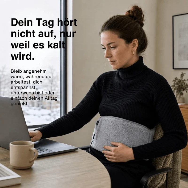 Elektrisches Heizgürtel 3 Stufen – Wärmegürtel für Frauen