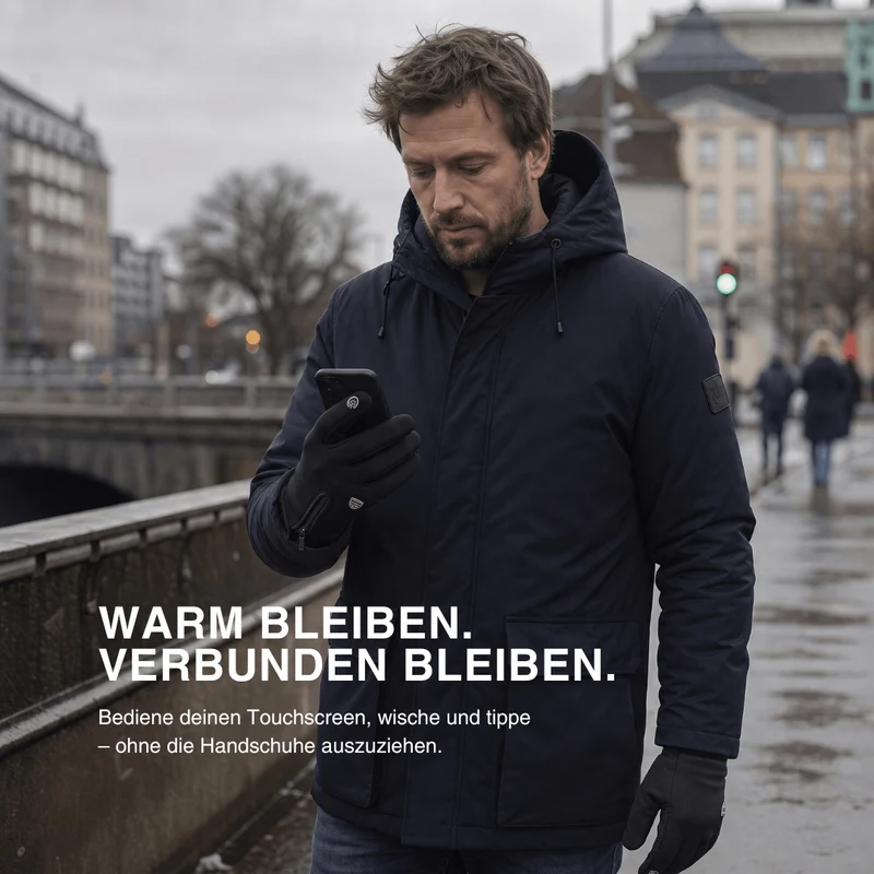 Beheizte Handschuhe (Powerbank-betrieben) – Wasserdicht & Winddicht