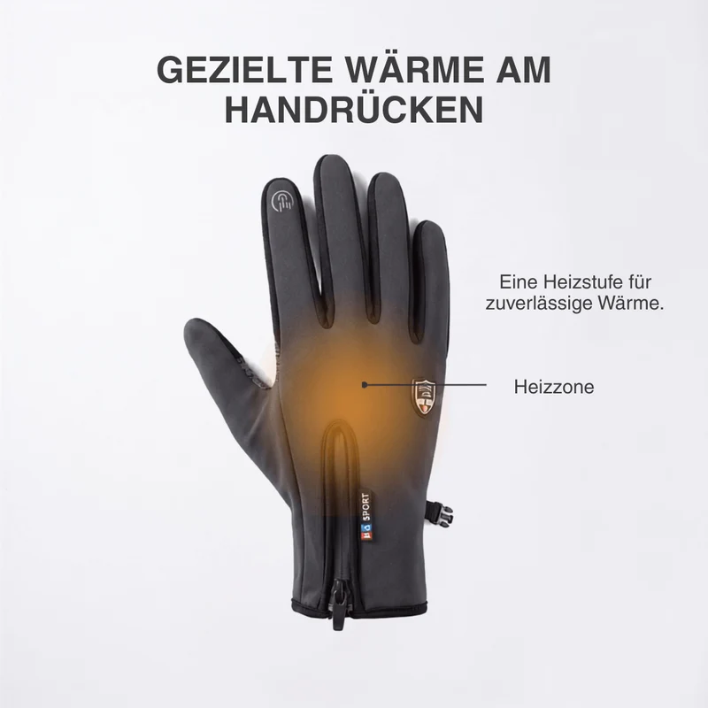 Beheizte Handschuhe (Powerbank-betrieben) – Wasserdicht & Winddicht