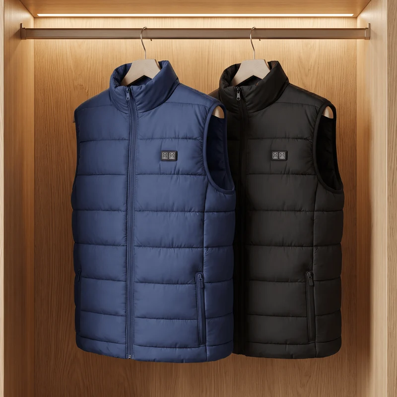 Heated Vest – 9 Heating Zones, USB Rechargeable & Waterproof