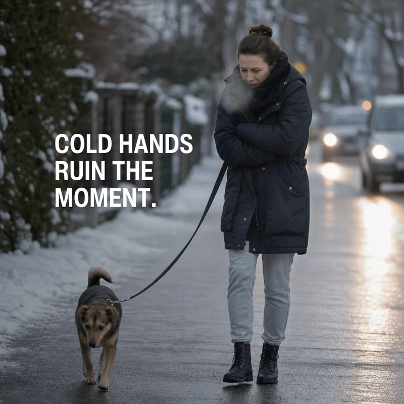 Heated Gloves (Power Bank Powered) – Waterproof & Windproof