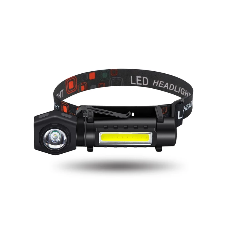 Multifunctional 2-in-1 LED Flashlight & Headlamp
