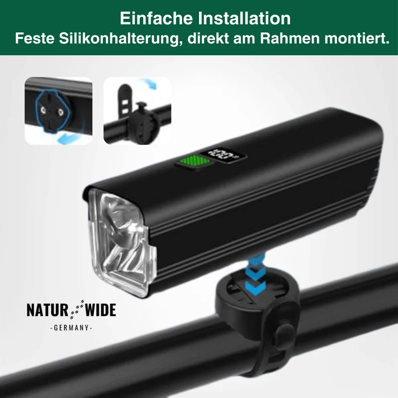 Radlicht Pro - Für klare Sicht und Sichtbarkeit auf allen Wegen
