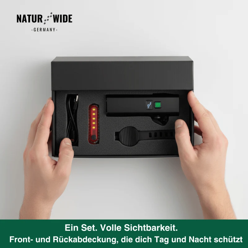 Radlicht Pro - Für klare Sicht und Sichtbarkeit auf allen Wegen