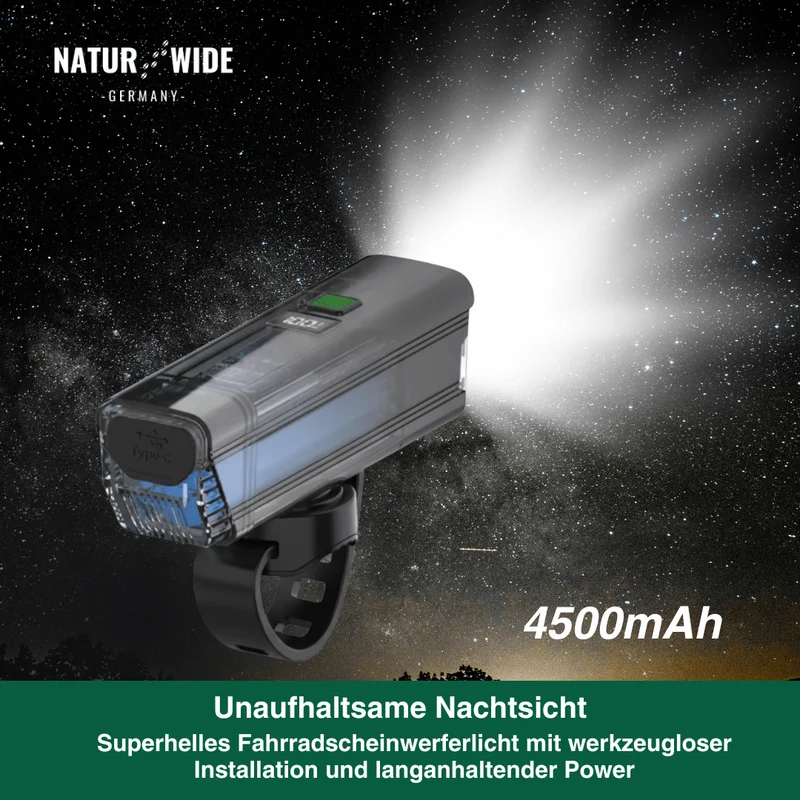 Radlicht Pro - Für klare Sicht und Sichtbarkeit auf allen Wegen